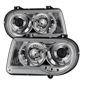 Spyder 5009142 fits Chrysler 05-10 300C Projector Headlights LED Halo LED Chrm