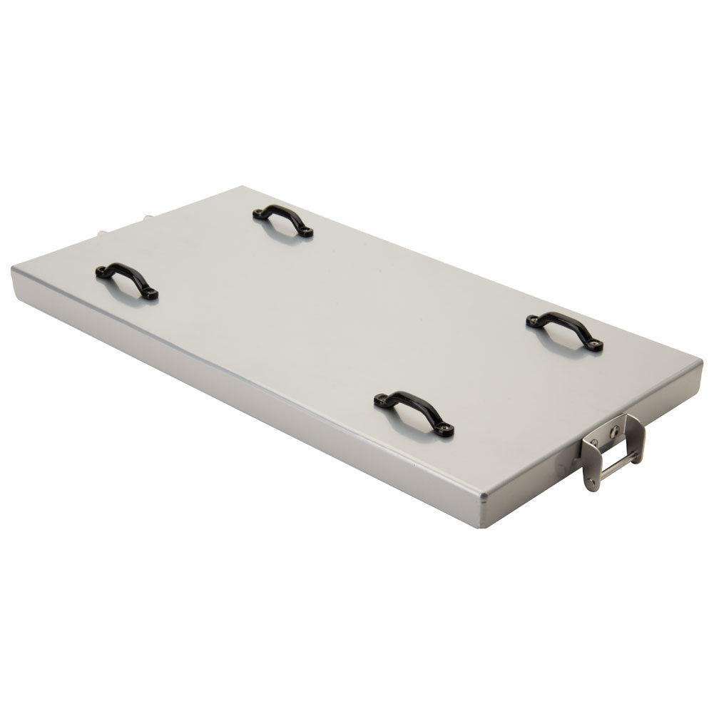 Tusk 1522300006 Replacement Aluminum Pannier Lid V2 Large Silver