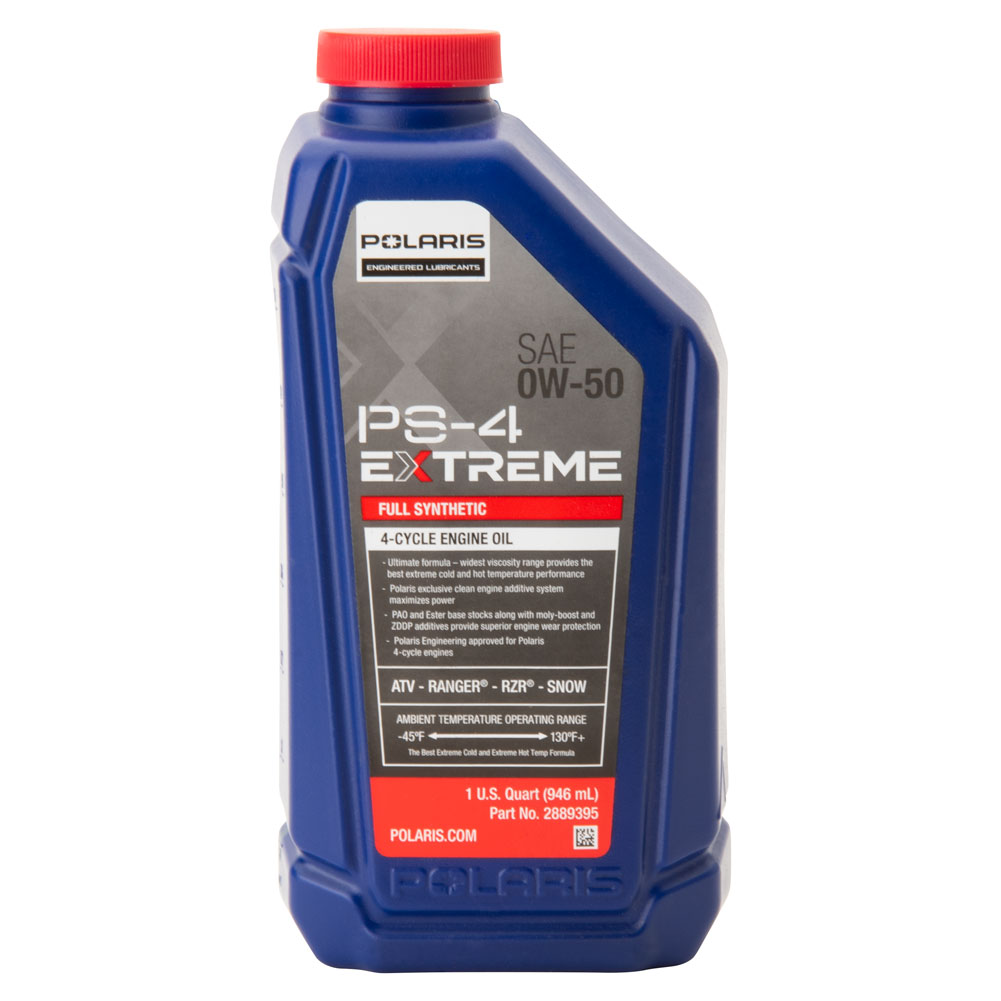 Tusk 1529860272 4-Stroke Oil Change Kit  Polaris PS-4 Extreme Duty 0W-50