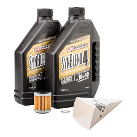 Tusk 1529860339 4-Stroke Oil Change Kit  Maxima Synthetic Blend 10W-40