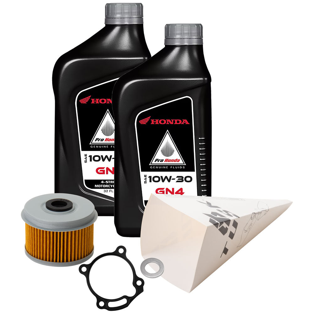 Tusk 1529860456 4-Stroke Oil Change Kit  Pro-Honda GN4 10W-30
