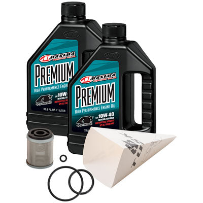 Tusk 1529860466 4-Stroke Oil Change Kit  Maxima Premium 10W-40