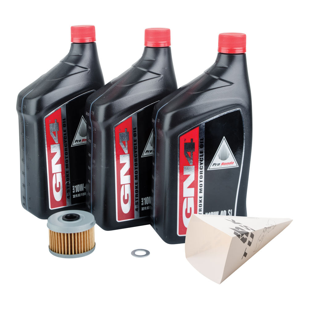 Tusk 1529860515 4-Stroke Oil Change Kit Pro-fits Honda GN4 10W-40