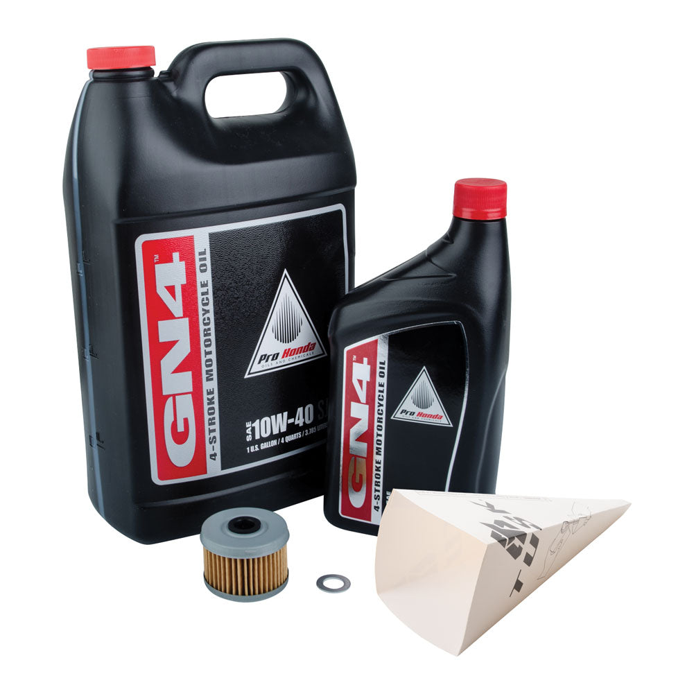 Tusk 1529860544 4-Stroke Oil Change Kit Pro-fits Honda GN4 10W-40