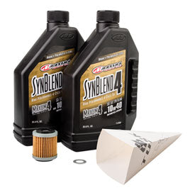 Tusk 1529860553 4-Stroke Oil Change Kit  Maxima Synthetic Blend 10W-40