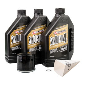 Tusk 1529860608 4-Stroke Oil Change Kit  Maxima Synthetic Blend 10W-40