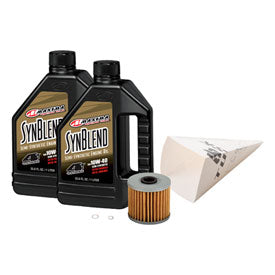 Tusk 1529860624 4-Stroke Oil Change Kit  Maxima Synthetic Blend 10W-40