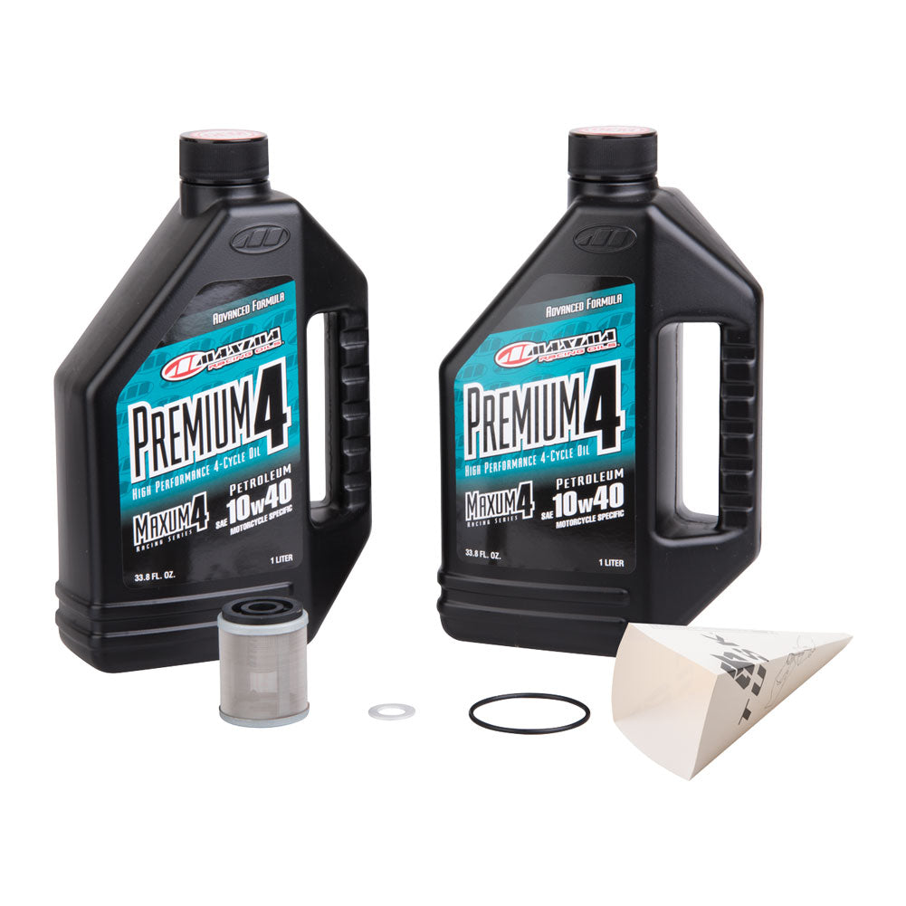 Tusk 1529860638 4-Stroke Oil Change Kit  Maxima Premium 10W-40