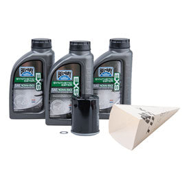 Tusk 1529860659 4-Stroke Oil Change Kit  Bel-Ray EXS Synthetic Ester 10W-50