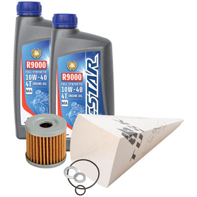 Tusk 1529860694 4-Stroke Oil Change Kit  Ecstar R9000 Full Synthetic 10W-40