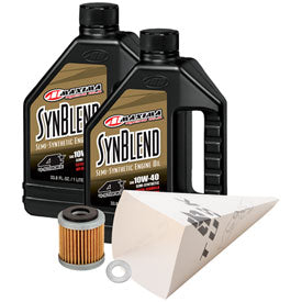 Tusk 1529860859 4-Stroke Oil Change Kit  Maxima Synthetic Blend 10W-40
