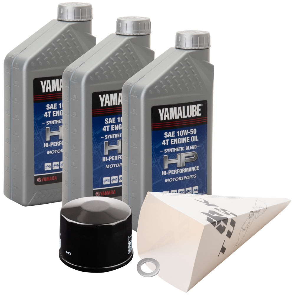 Tusk 1529860897 4-Stroke Oil Change Kit  Yamalube Performance Semi-Syn 10W-50