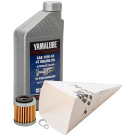 Tusk 1529860929 4-Stroke Oil Change Kit  Yamalube Performance Semi-Syn 10W-50