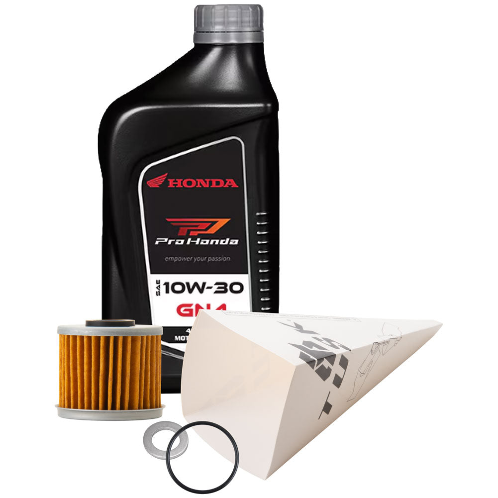 Tusk 1529860934 4-Stroke Oil Change Kit  Pro-Honda GN4 10W-30