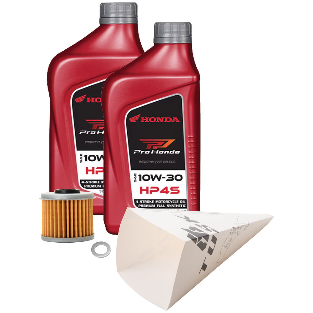 Tusk 1529860941 4-Stroke Oil Change Kit  Pro-Honda HP4S Full Synthetic 10W-30