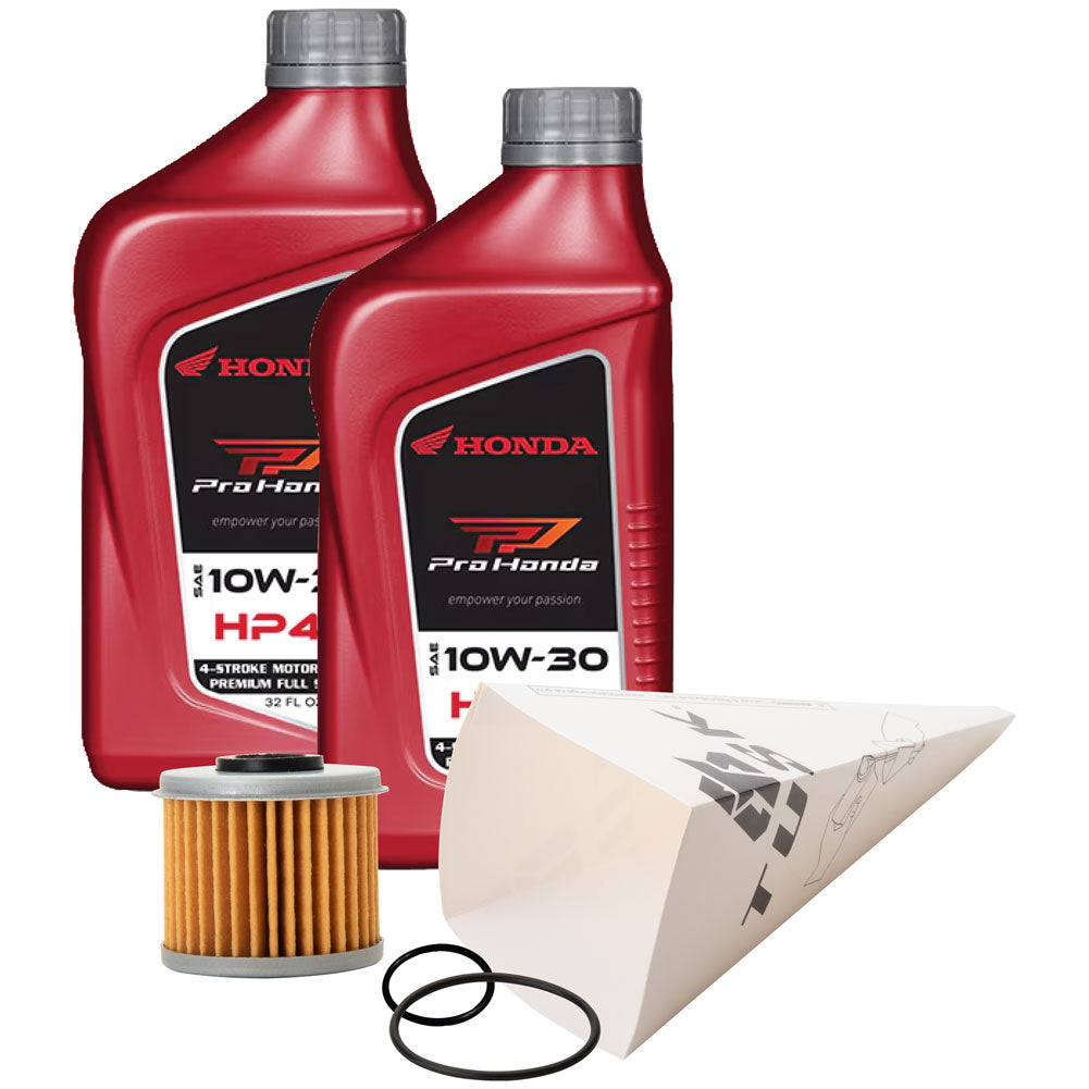 Tusk 1529860942 4-Stroke Oil Change Kit  Pro-Honda HP4S Full Synthetic 10W-30