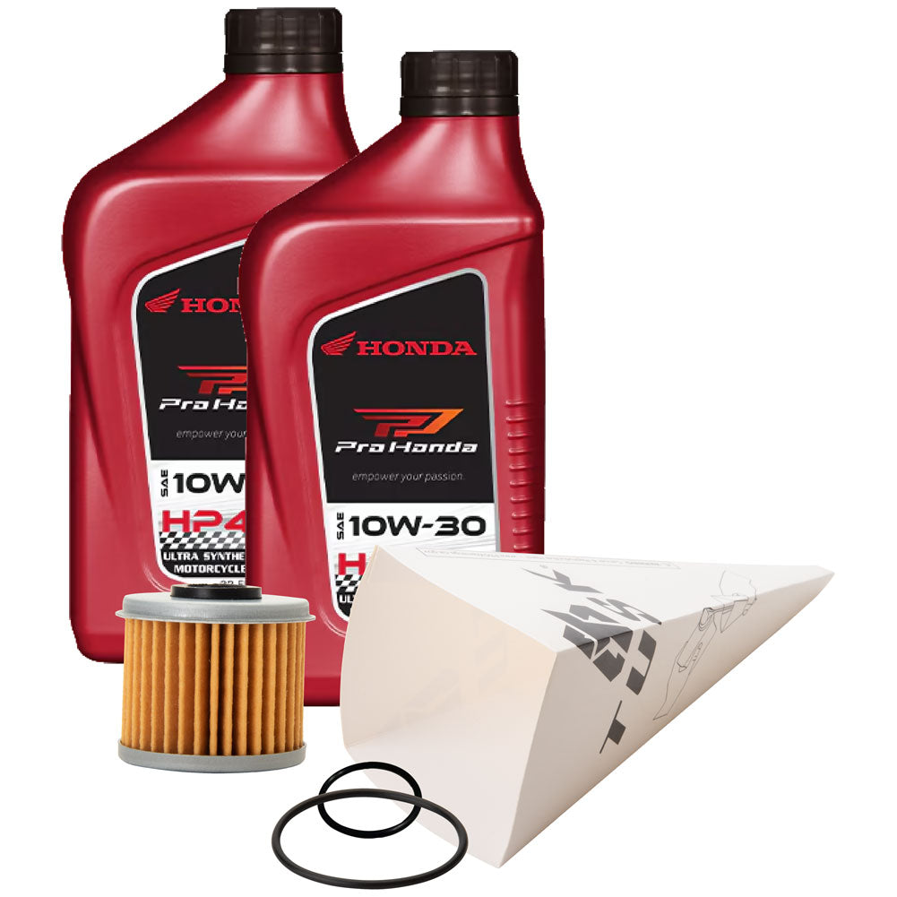 Tusk 1529860947 4-Stroke Oil Change Kit Pro-Honda HP4RU HP Full Synthetic 10W-30