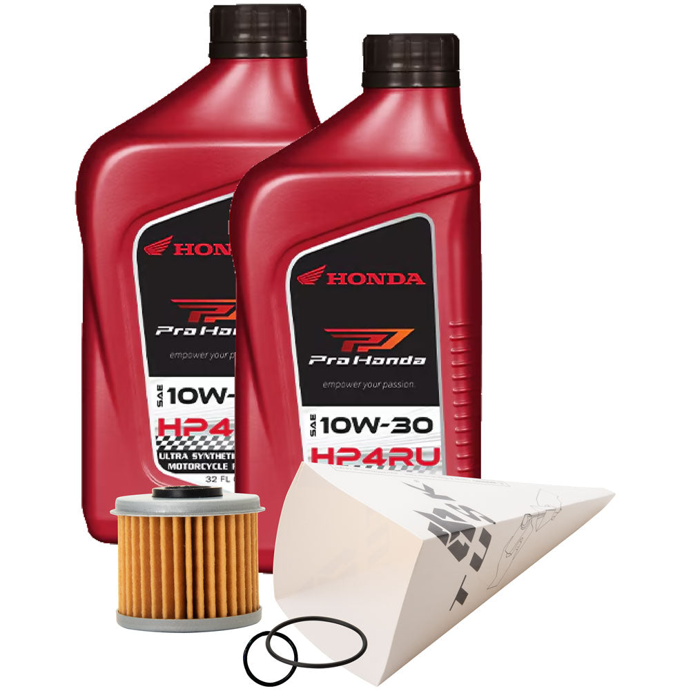 Tusk 1529860948 4-Stroke Oil Change Kit Pro-Honda HP4RU HP Full Synthetic 10W-30