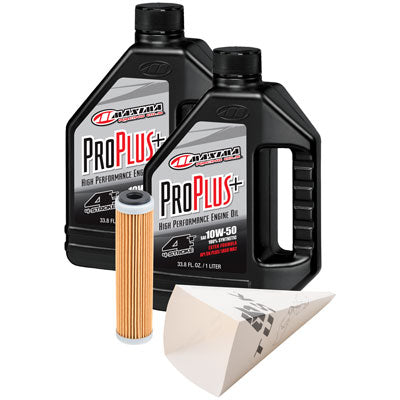 Tusk 1529861023 4-Stroke Oil Change Kit  Motorex Cross Power 4T 10W-50
