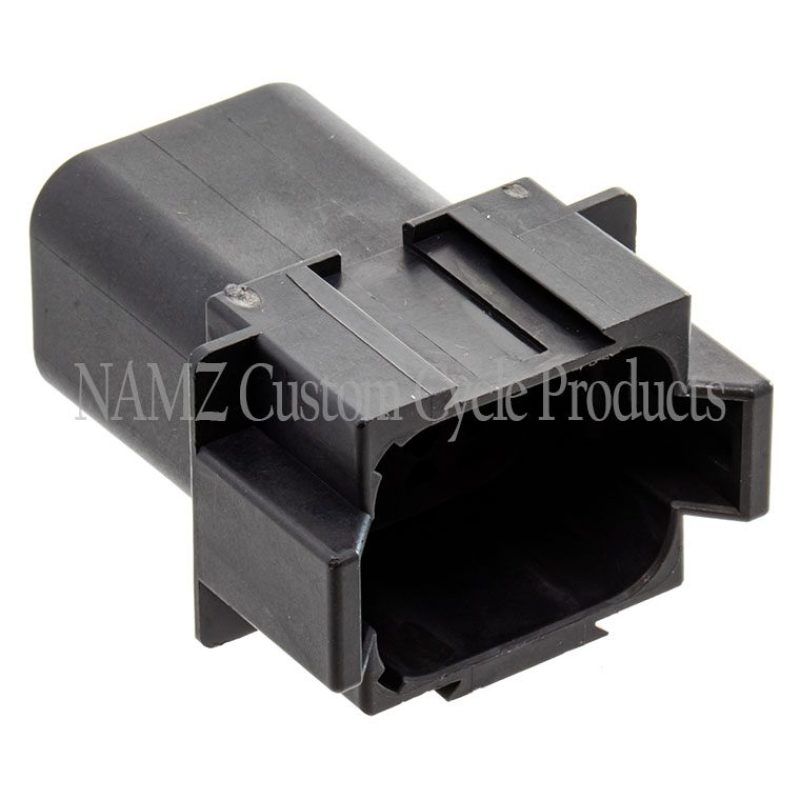 NAMZ DR-8B Deutsch DT Series 8-Wire Receptacle & Wedgelock - Black (HD 721BK)