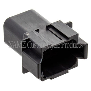 NAMZ DR-8B Deutsch DT Series 8-Wire Receptacle & Wedgelock - Black (HD 72108-94B