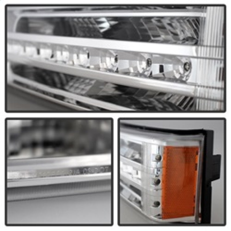 9027499 Xtune fits Chevy 03-06 Silverado / Avalanche 02-06 LED Bumper Lights C