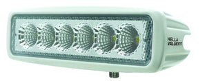 Hella LA357203051 Value Fit fits Mini Flush Mount 7.7in - 18W White Housing Floo