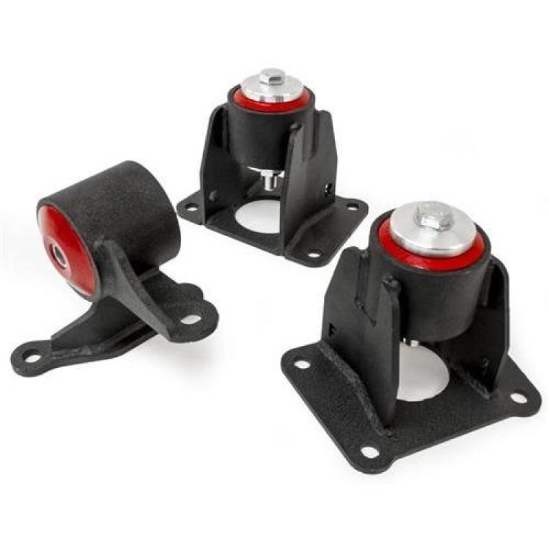 Innovative 10350-75A 98-02 Accord J-Series Black Steel Mounts 75A Bushings (Auto Chassis Auto Trans)