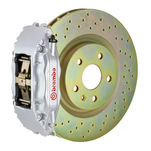 Brembo 1N4.8001A3 Brembo 10-15 fits Camaro V6 Front GT BBK 6 Piston Cast 355x32 1pc Rotor Drilled-Silver