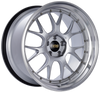 BBS LM321DSPK LM-R 20x10 5x120 ET18 Diamond Silver Center Diamond Cut Lip Wheel -82mm PFS/Clip Required