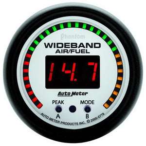 AutoMeter 5778 Autometer Phantom 52mm Wideband Air/Fuel Gauge