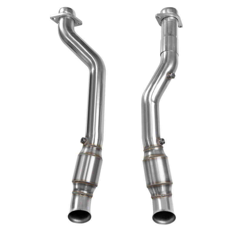 Kooks 34103301 2012+ fits Jeep Grand Cherokee SRT8 6.4L 3in Stainless GREEN Catted Connection Pipes