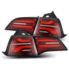 AlphaRex 601040 fits Tesla 20-22 Model Y PRO-Series LED Tail Lights Red Smoke w/Seq Sig