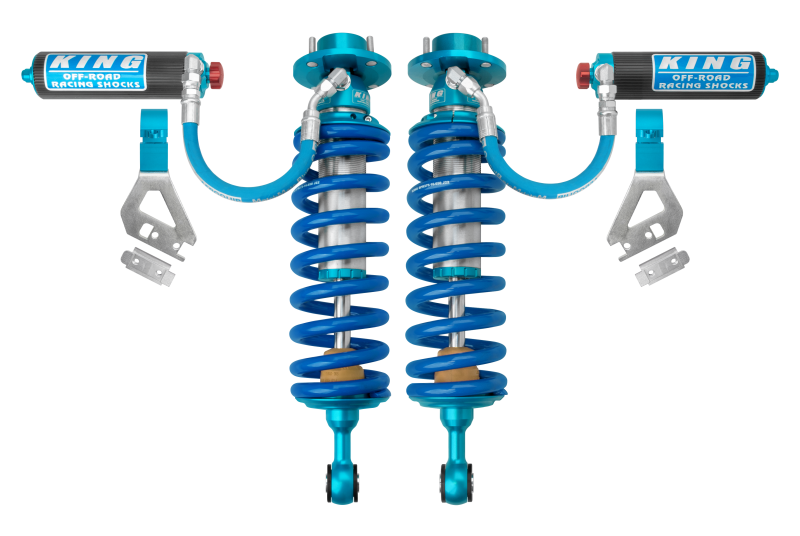 King 25001-396A Shocks 2022+ fits Toyota Tundra Front 2.5 Dia w/ Remote Reservoir Coilover & Adjuster (Pair)