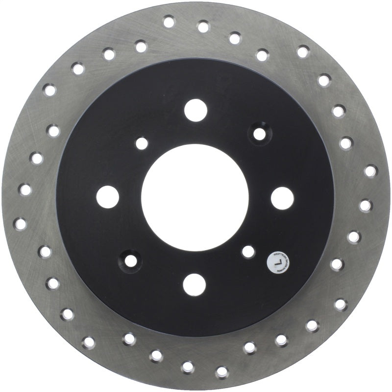Stoptech 128.40017L Acura & Honda Civic/Del Sol Drilled Left Rear Rotor