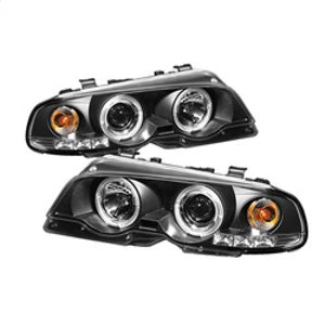 Spyder 5008923 fits BMW 00-03 E46 3-Series 2DR 1PC Projector Headlights LED Hal