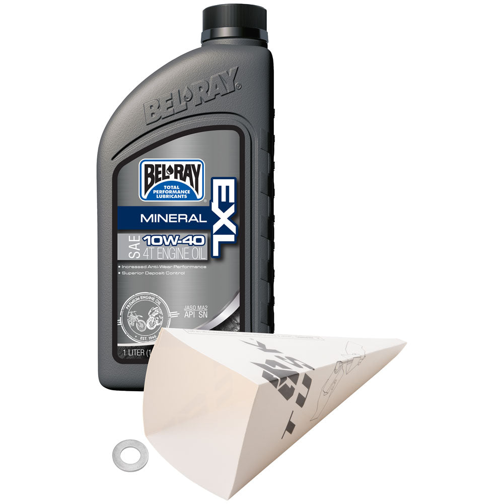 Tusk 1560110083 2-Stroke Transmission Oil Change Kit  Bel-Ray EXL 10W-40