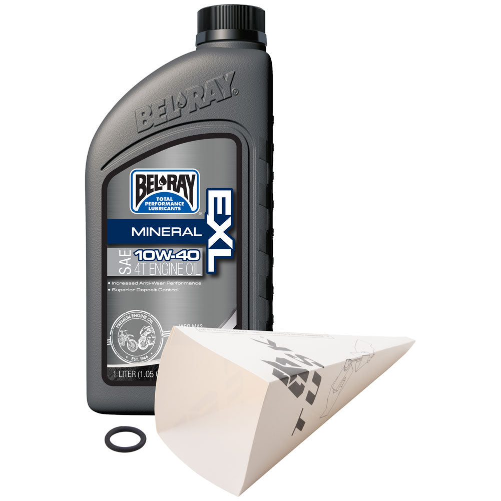 Tusk 1560110085 2-Stroke Transmission Oil Change Kit  Bel-Ray EXL 10W-40