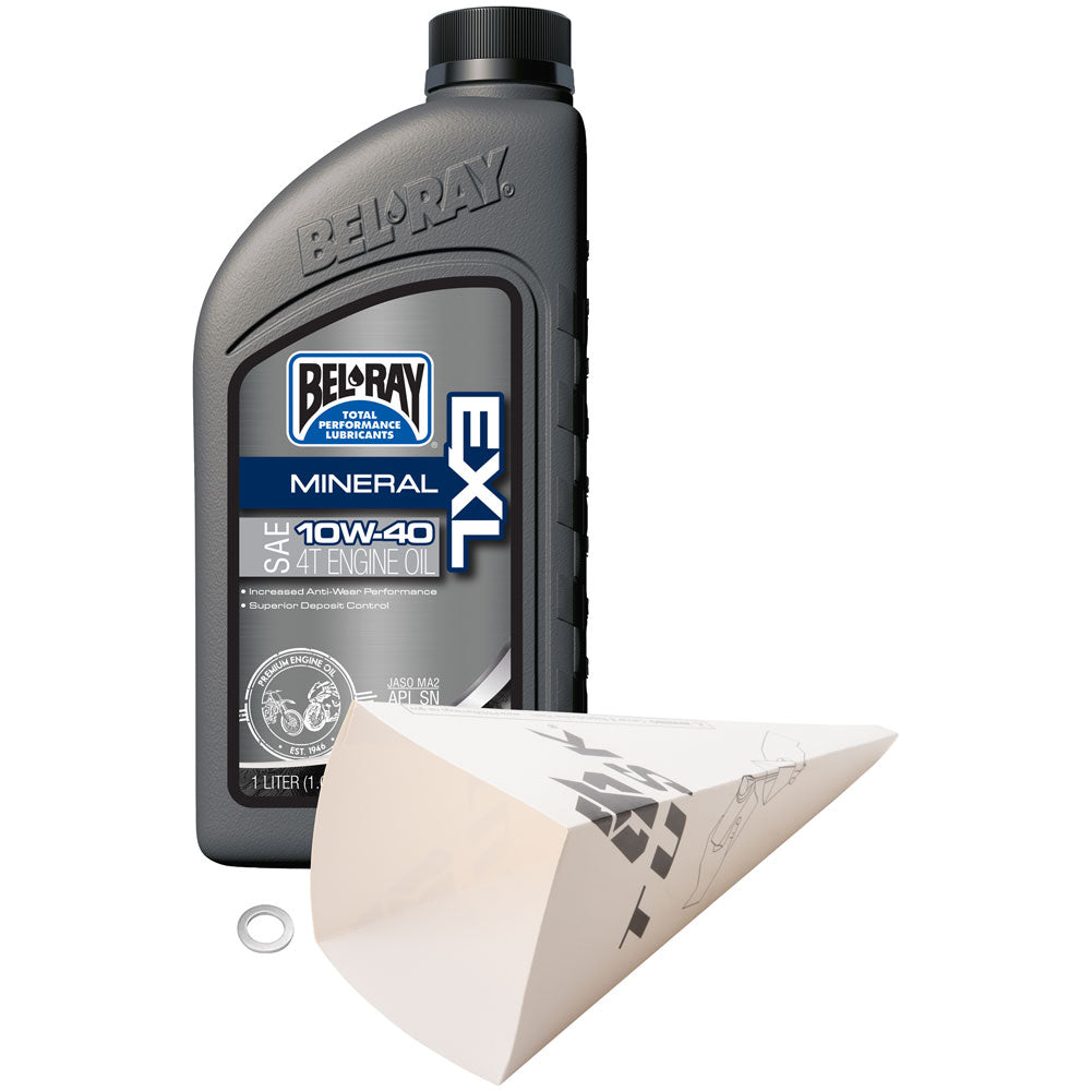 Tusk 1560110087 2-Stroke Transmission Oil Change Kit  Bel-Ray EXL 10W-40