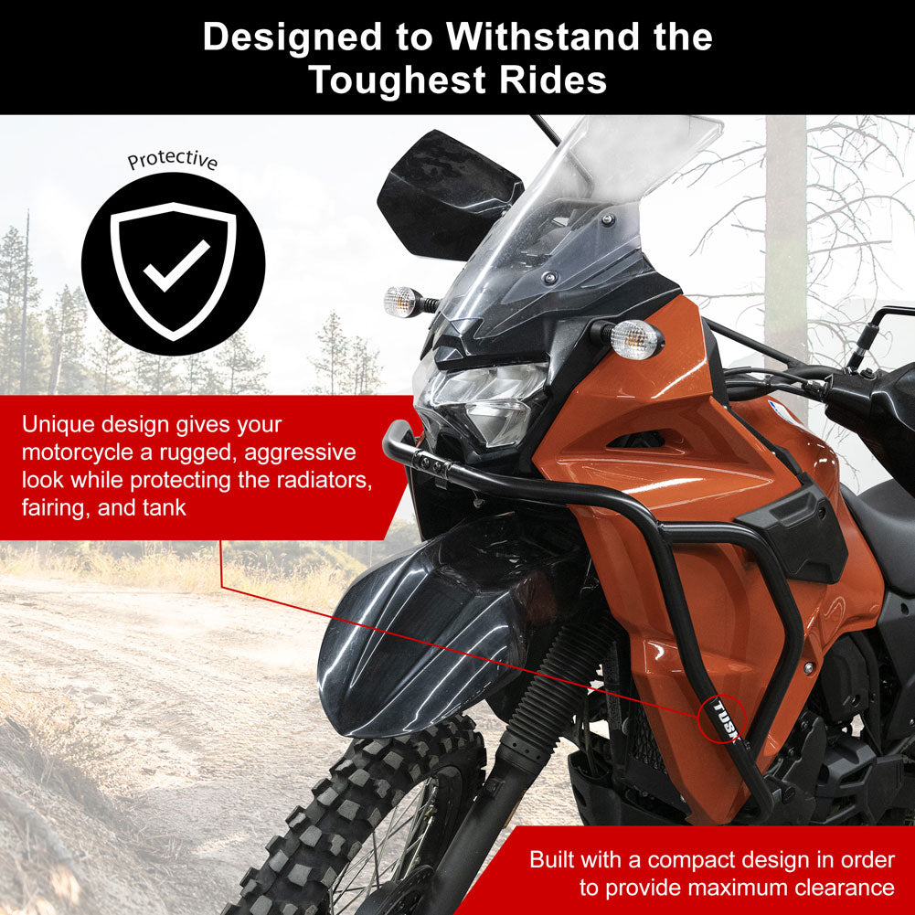 Tusk 1560870003 Crash Bars - Engine Guards Upper Black