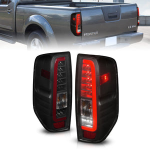 ANZO 311444 2005-2021 fits Nissan Frontier LED Taillights Black Housing/Smoke Lens