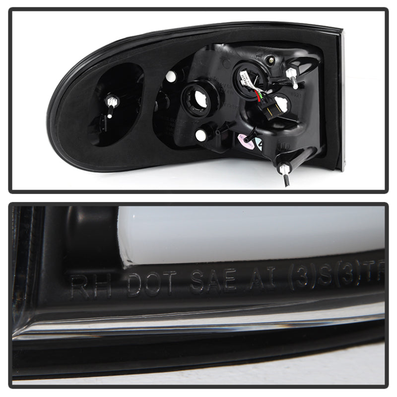 Spyder 5079442 fits Toyota 07-13 FJ Cruiser Light Bar LED Tail Lights Black ALT