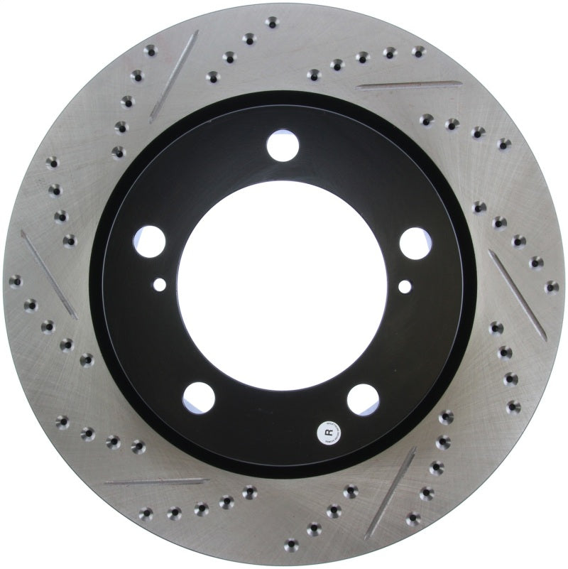 Stoptech 127.44162R Slotted & Drilled Sport Brake Rotor