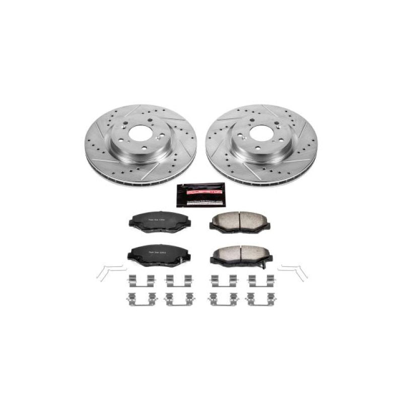 PowerStop K6488-36 12-16 fits Honda CR-V Front Z36 Truck & Tow Brake Kit