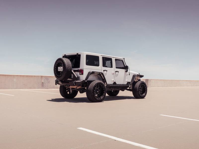 Road Armor 507AFR0B 07-18 fits Jeep Wrangler JKU 4DR Stealth Rear Fender Flare Body Armor - Tex Blk