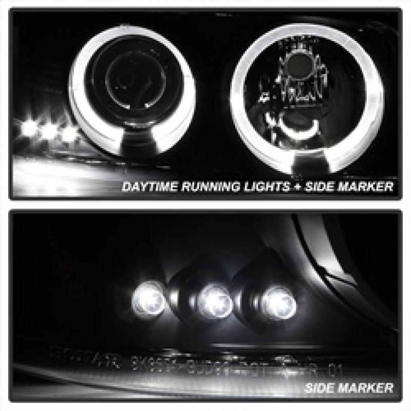 Spyder 5009357 fits GMC 99-06 Sierra 1500/2500/3500 Projector Headlights LED Ha