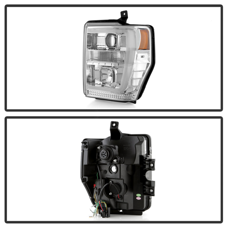Spyder 5087744 fits Ford 08-10 F-250/350/450 V2 High-Power LED Headlights-Switc