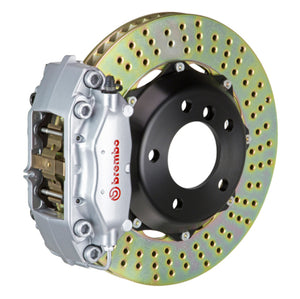 Brembo 1C1.6001A3 Brembo 02-06 Mini Cooper Fr GT BBK 4Pis Cast 2pc 320x28 2pc Rotor Drilled-Silver