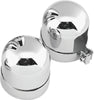 Bikers Choice 490840 52-64 K XL 58-64 FL & Custom Chrome Shock Top Covers Repla
