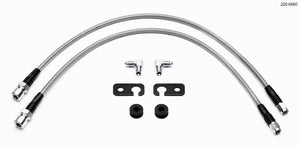 Wilwood 220-6860 fits Flexline Kit 2002 fits Acura RSX 5 Lug w/ Forged Dynalite